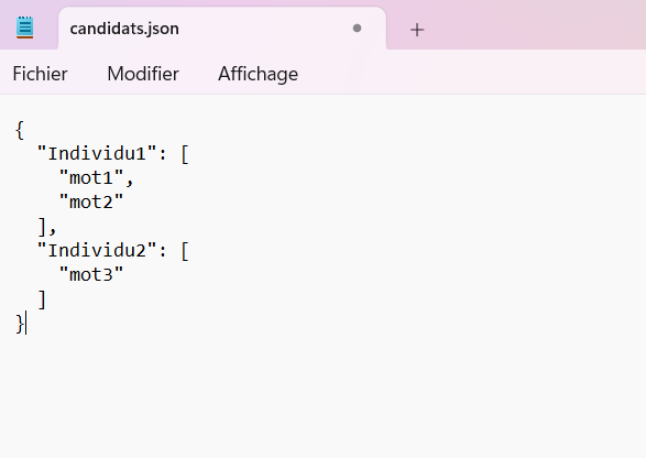 Image JSON
